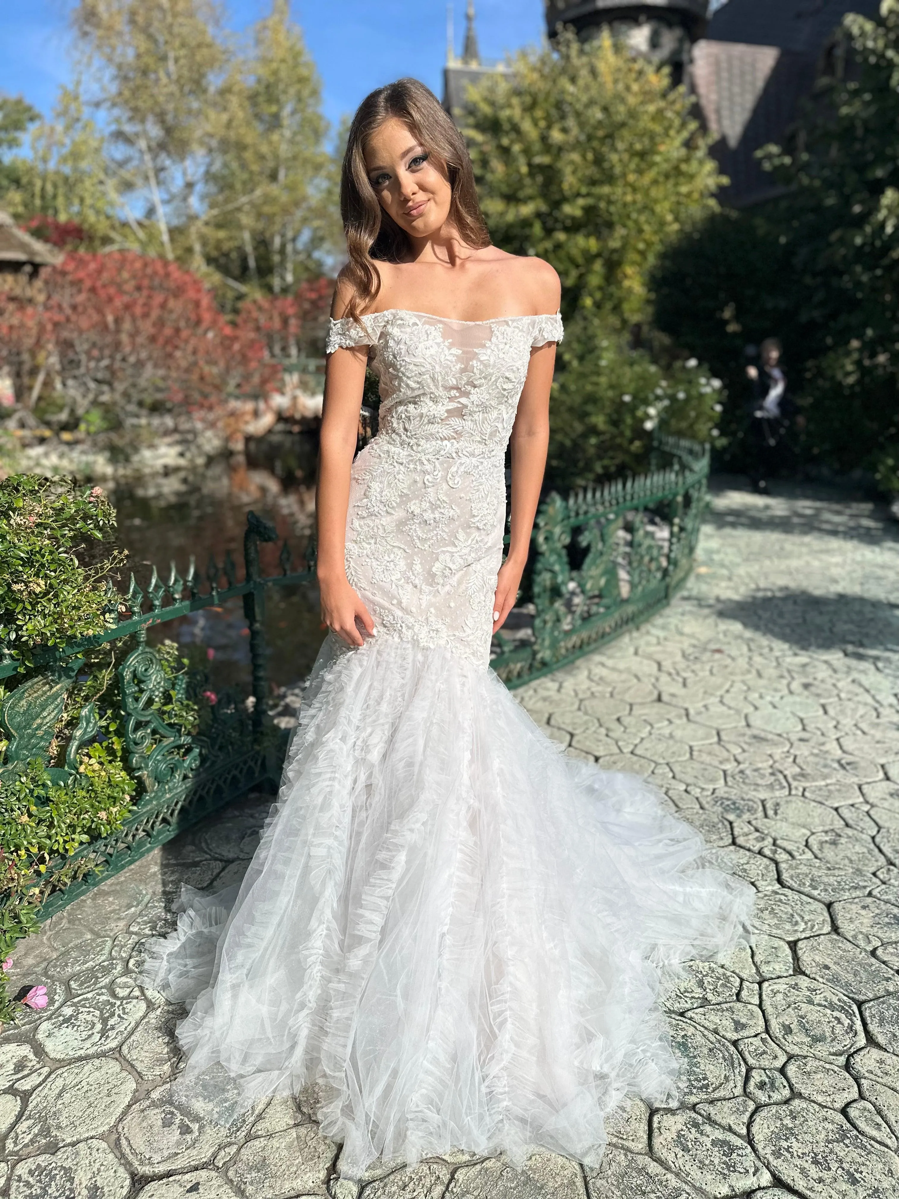 Mermaid Lace Wedding Dress Off The Shoulder