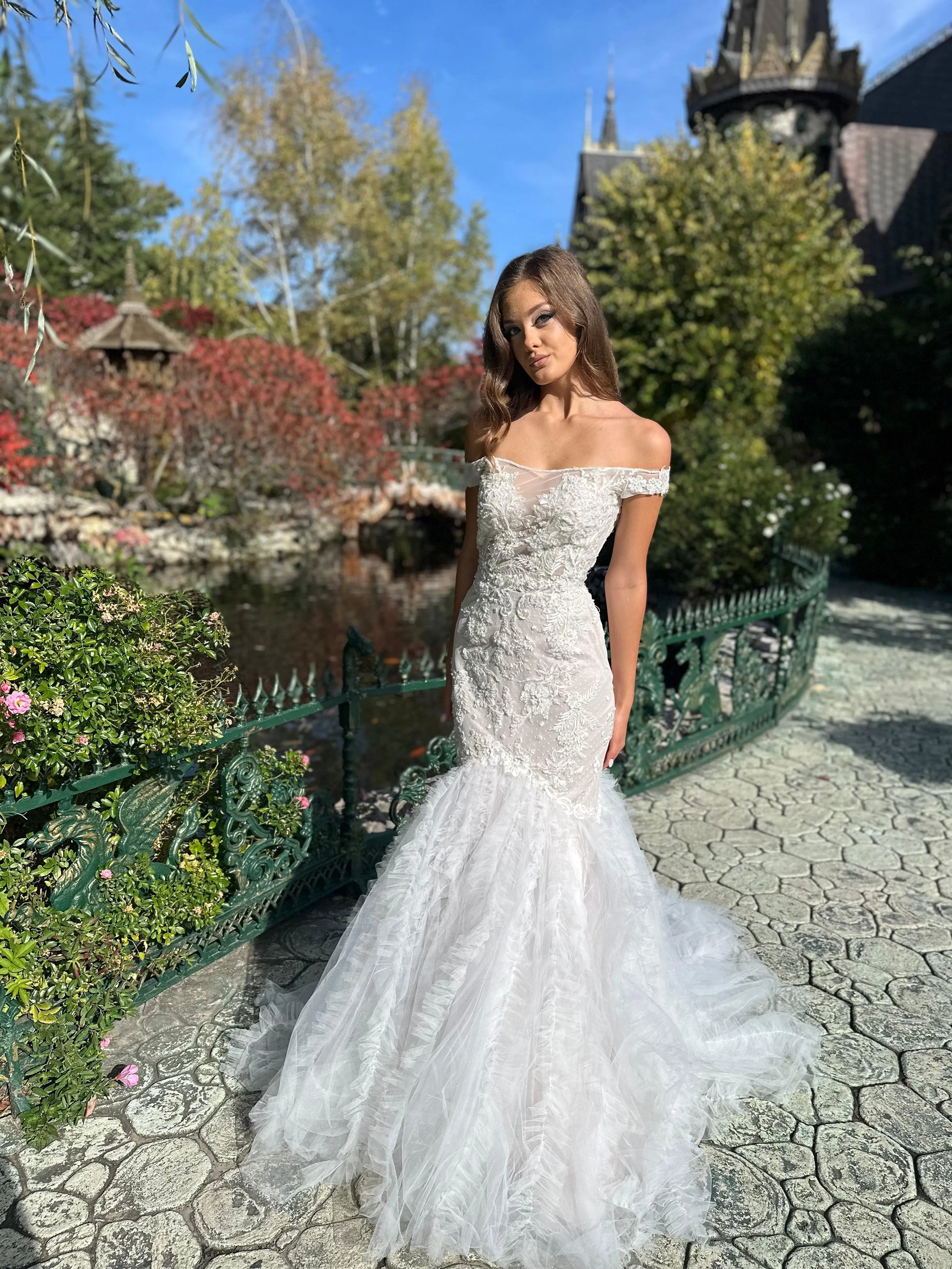 Mermaid Lace Wedding Dress Off The Shoulder
