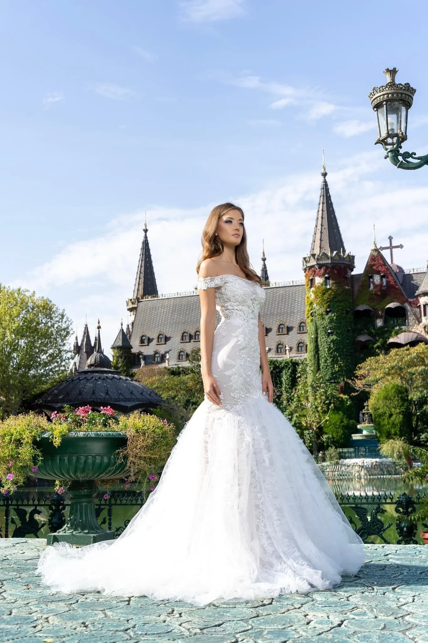 Mermaid Lace Wedding Dress Off The Shoulder