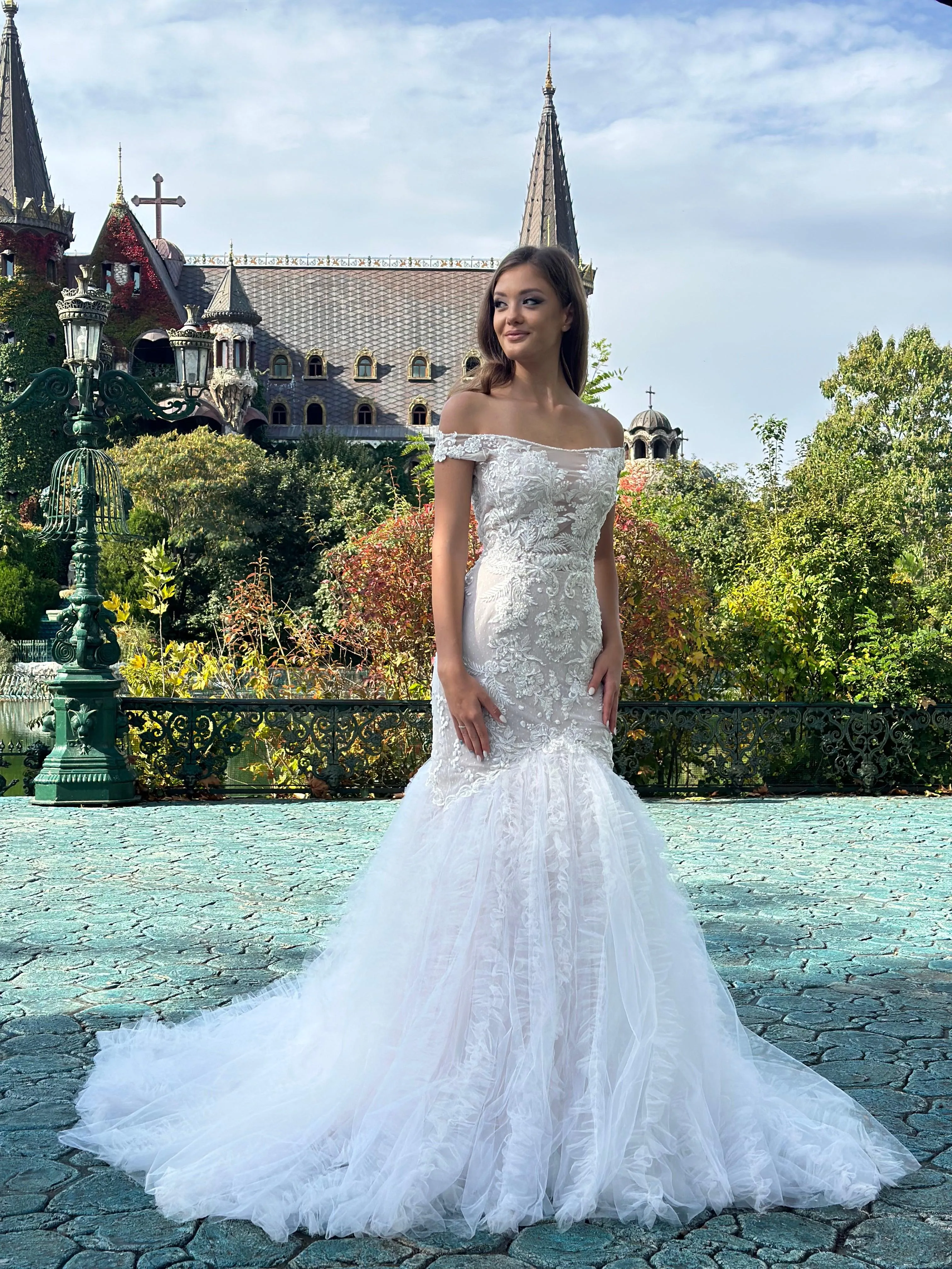Mermaid Lace Wedding Dress Off The Shoulder