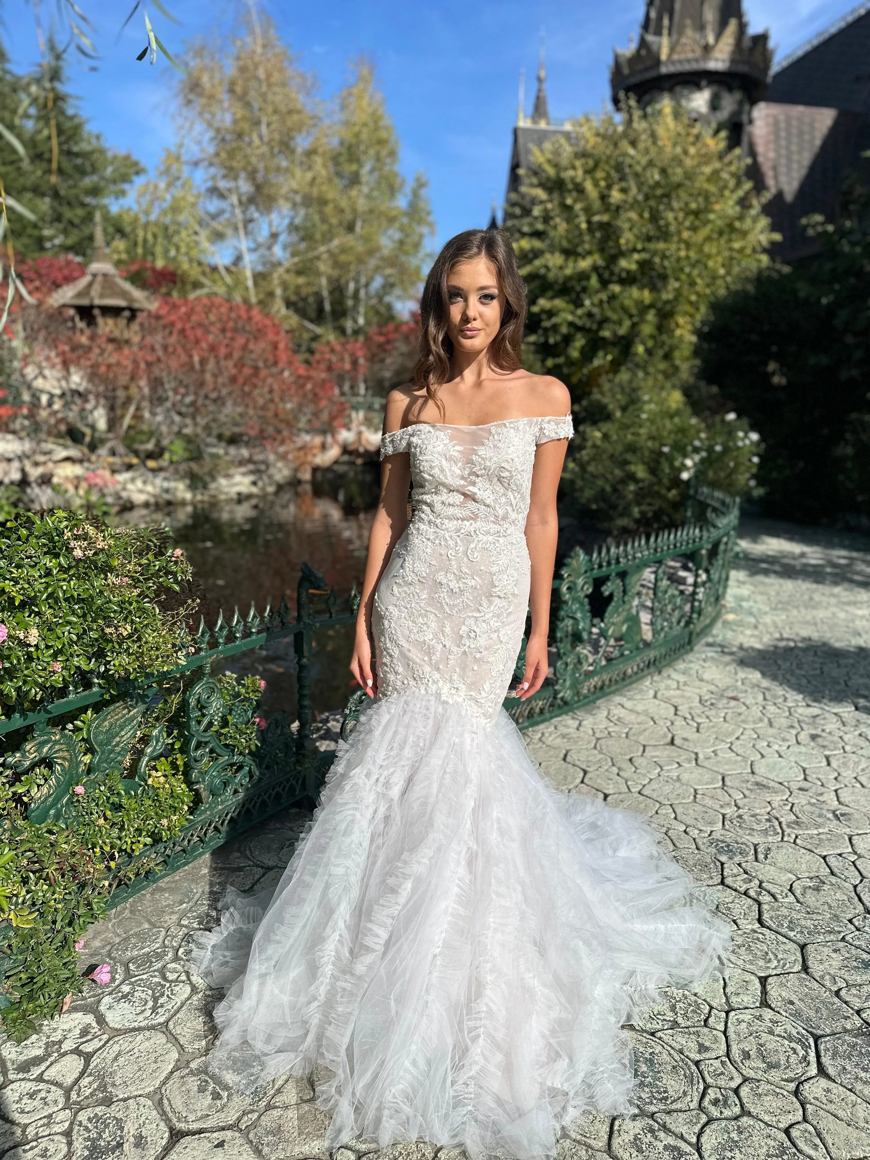 Mermaid Lace Wedding Dress Off The Shoulder