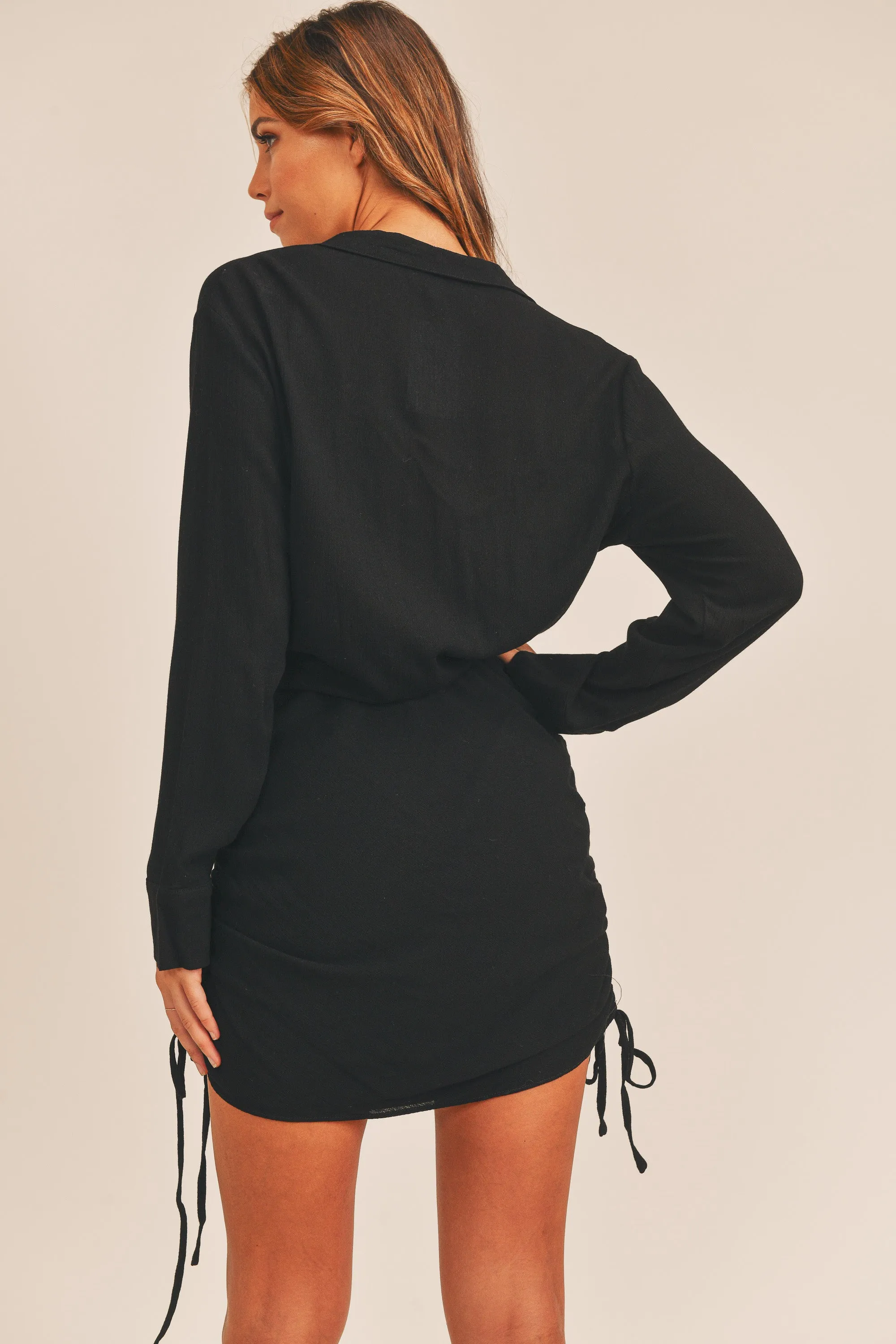 MILENA TIE SHIRT AND SKIRTS SET