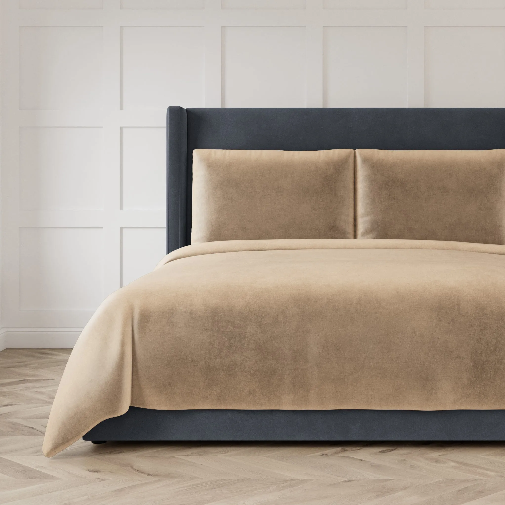 Modern Velvet Coverlet