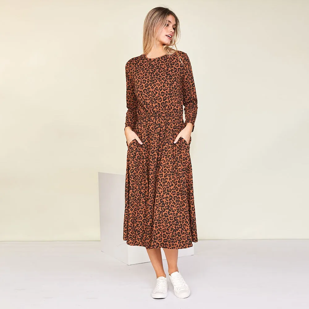 Mollie Dress (Leopard)