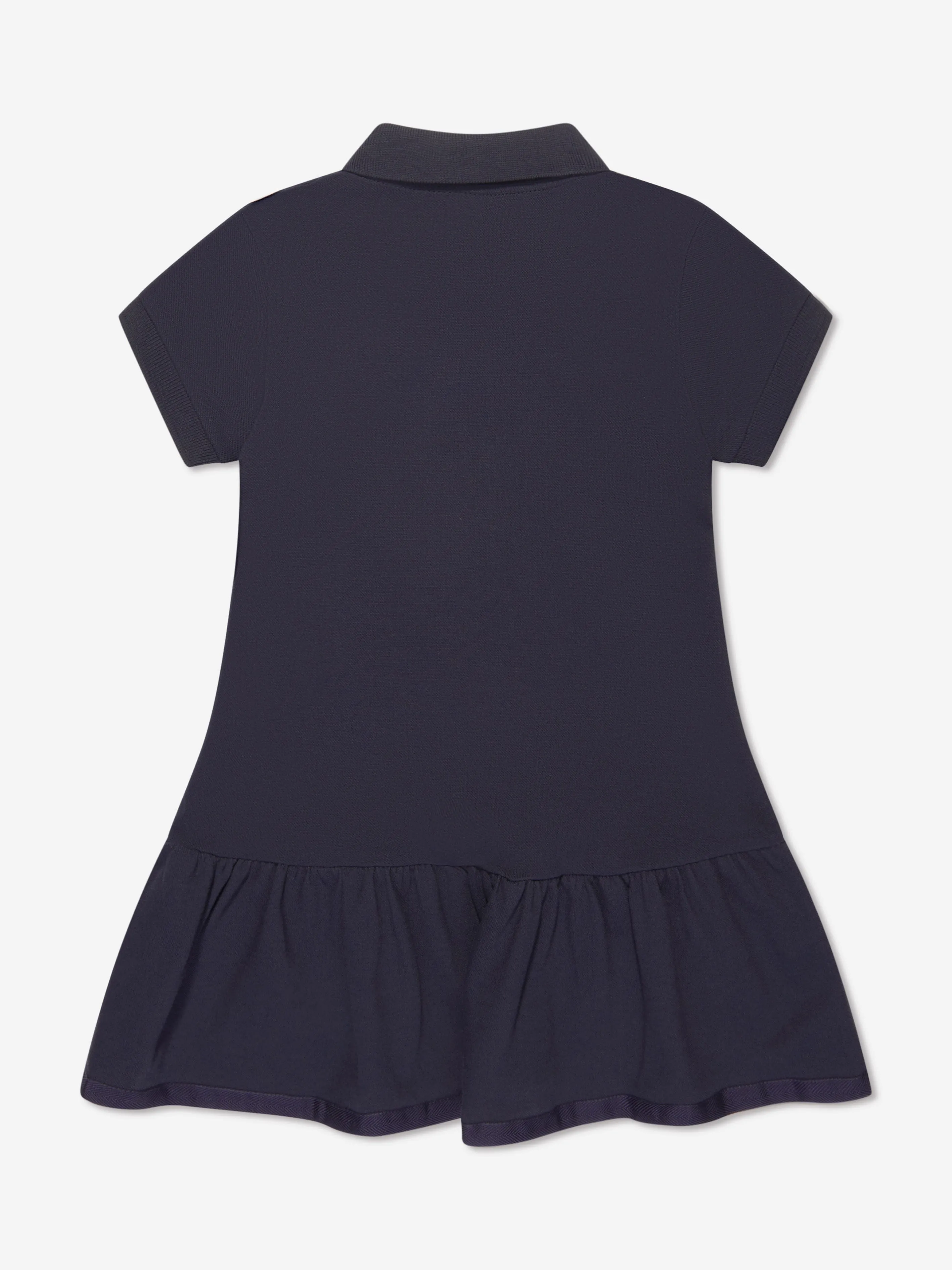 Moncler Enfant Girls Polo Dress in Navy