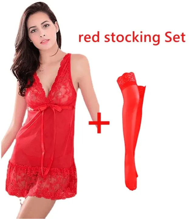 Natasha Lace Babydoll Dress