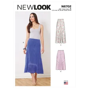 Newlook Pattern N6702 Misses Skirts