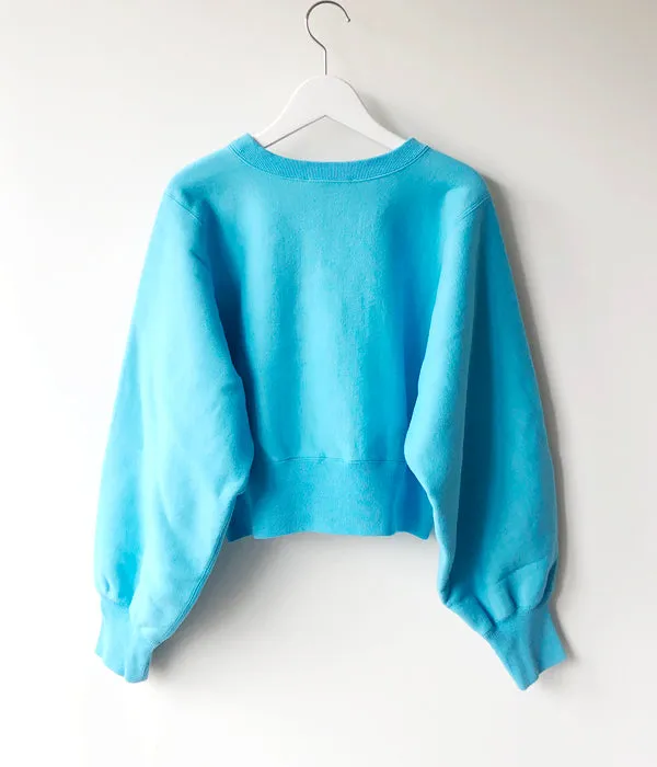 PHEENY/ATHLETIC FLEECE L/S(BLUE)