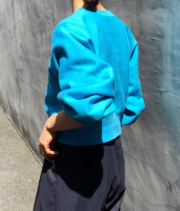 PHEENY/ATHLETIC FLEECE L/S(BLUE)