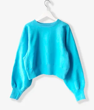 PHEENY/ATHLETIC FLEECE L/S(BLUE)