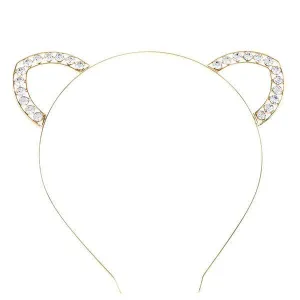 Rhinestone Animal Ears Headband