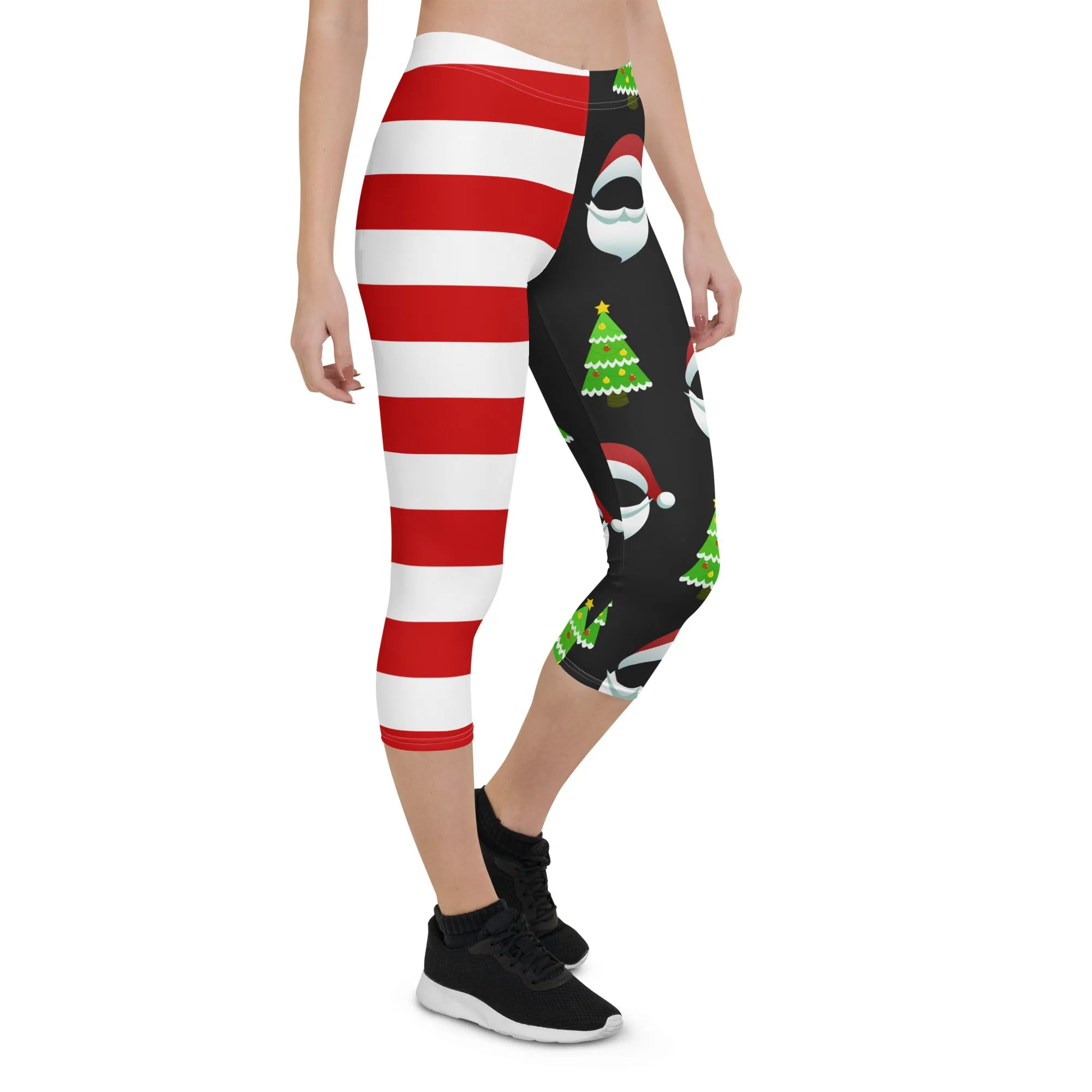 Santa Claus Stripes Capris