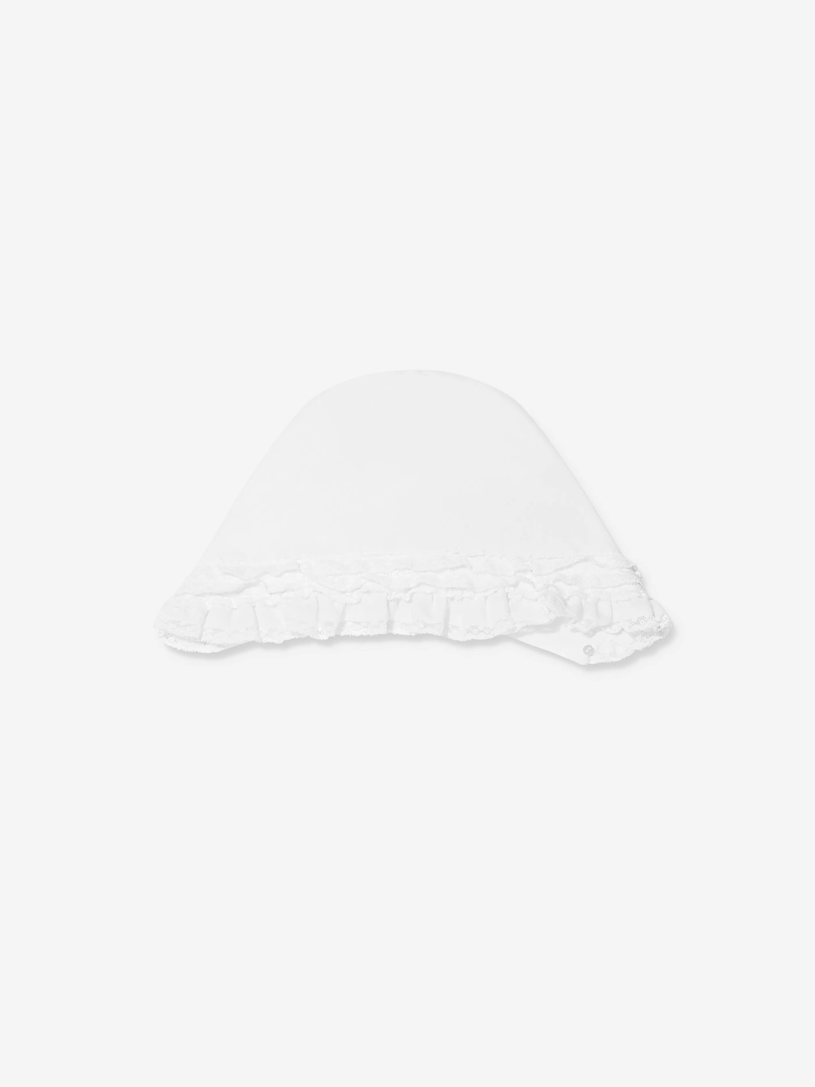 Sarah Louise Baby Girls Dress And Bonnet Set in White