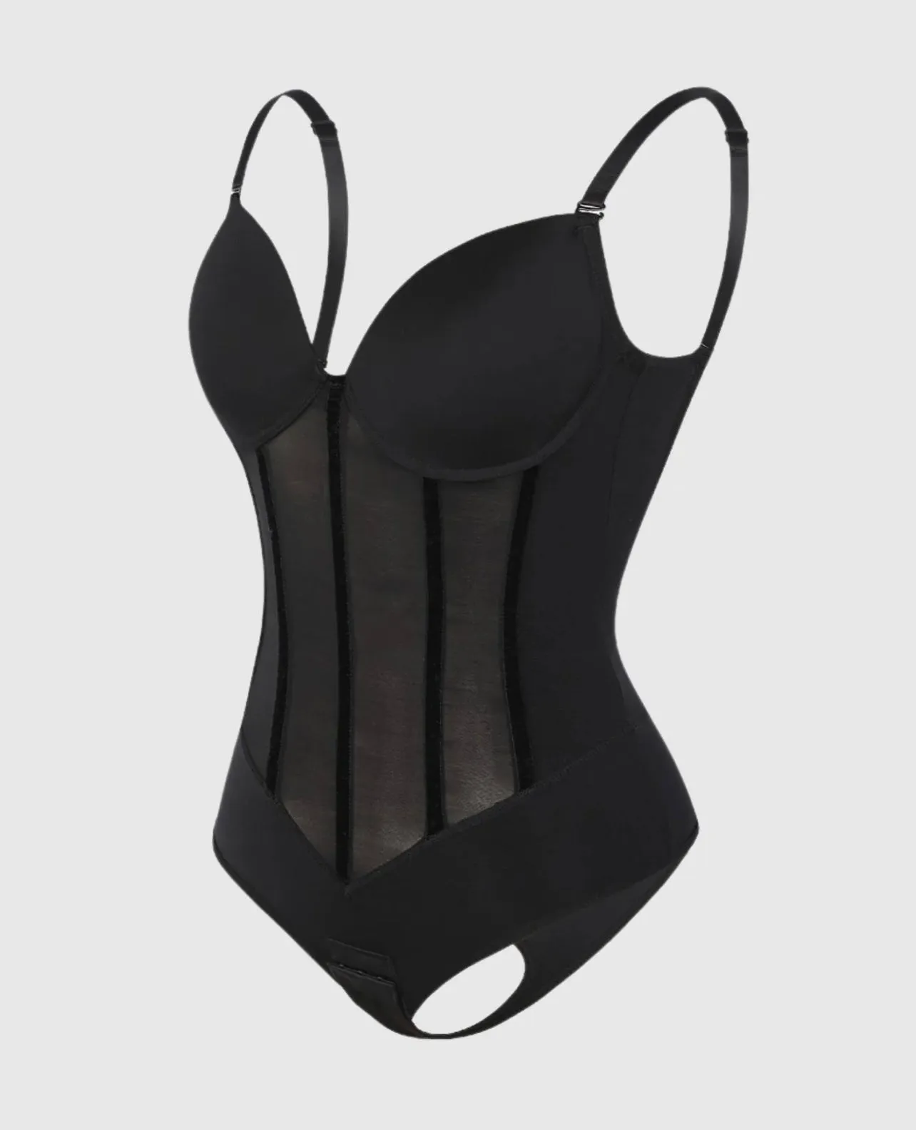 Sexy Bra Thong Bodysuit With Corset