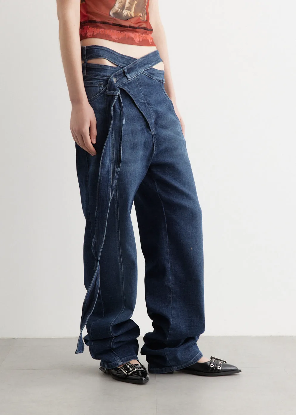 Signature Wrap Denim Jeans