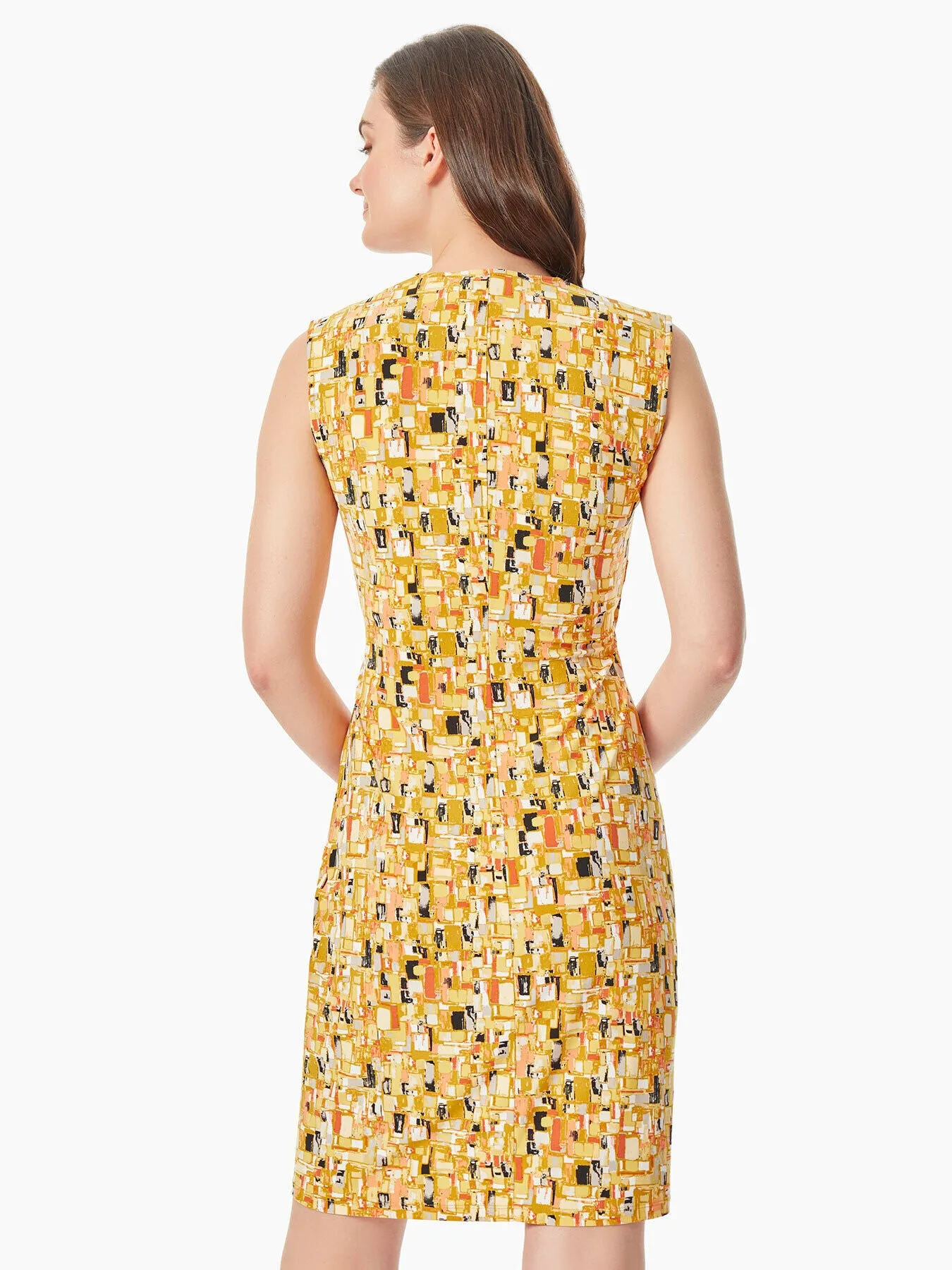 Sleeveless V-Neck Wrap Dress