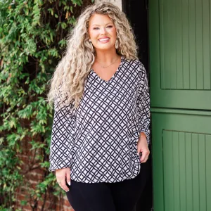 Sweetheart Symmetry Top, Black