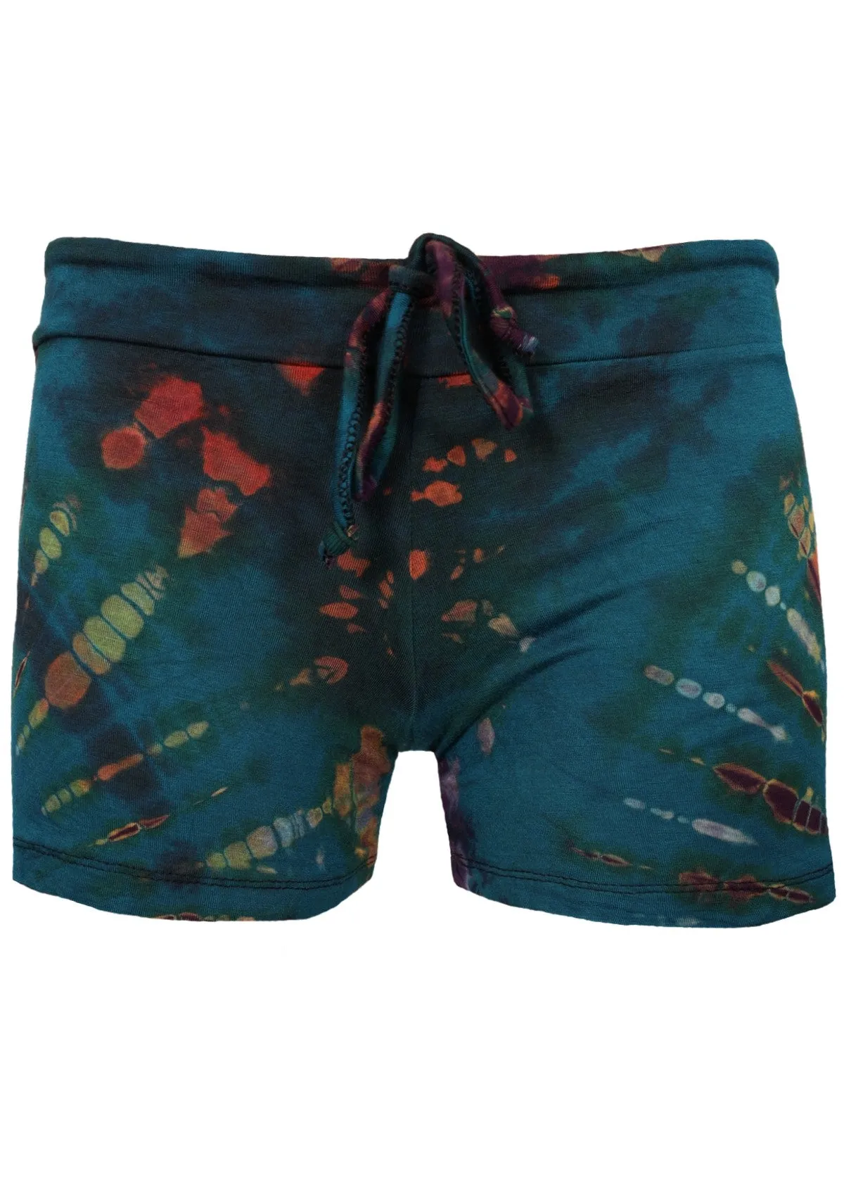 Tie Dye Shorts with Tie-up