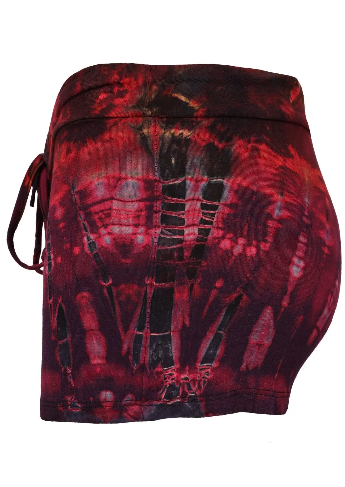 Tie Dye Shorts with Tie-up