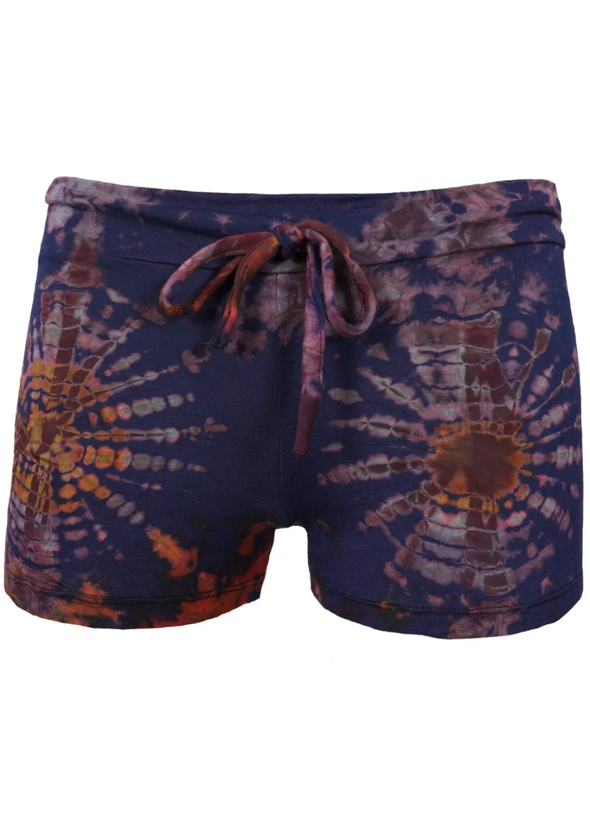 Tie Dye Shorts with Tie-up