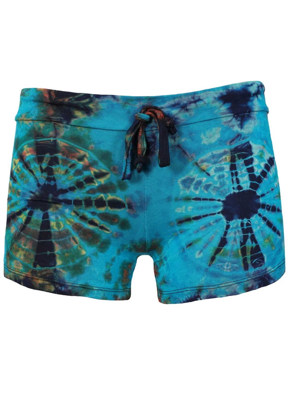 Tie Dye Shorts with Tie-up