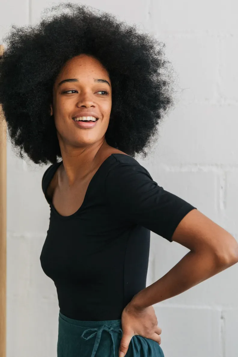 TWOTHIRDS Matty Top - Black