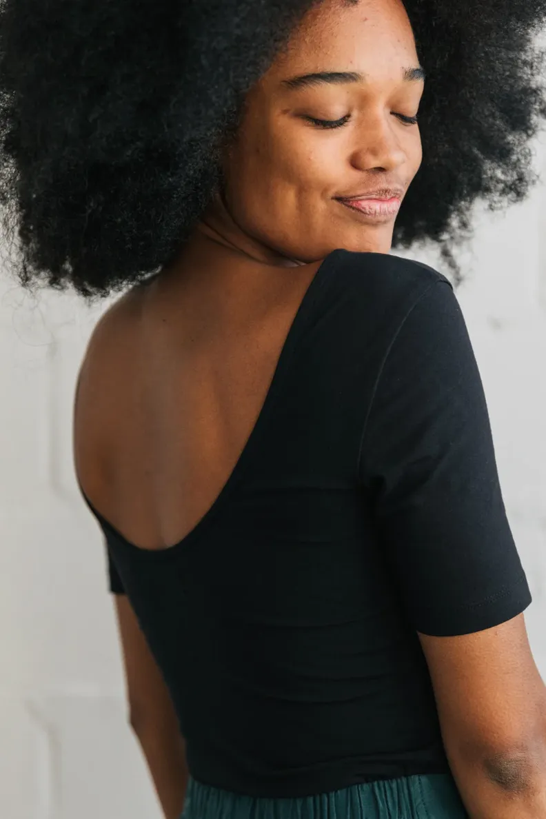 TWOTHIRDS Matty Top - Black